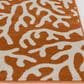 Central Oriental Terrace Tropic Allover Coral 6"7" x 9"6" Tangerine Area Rug, , large