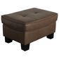 Chateau D"ax Leather Ottoman in Aline Africa, , large