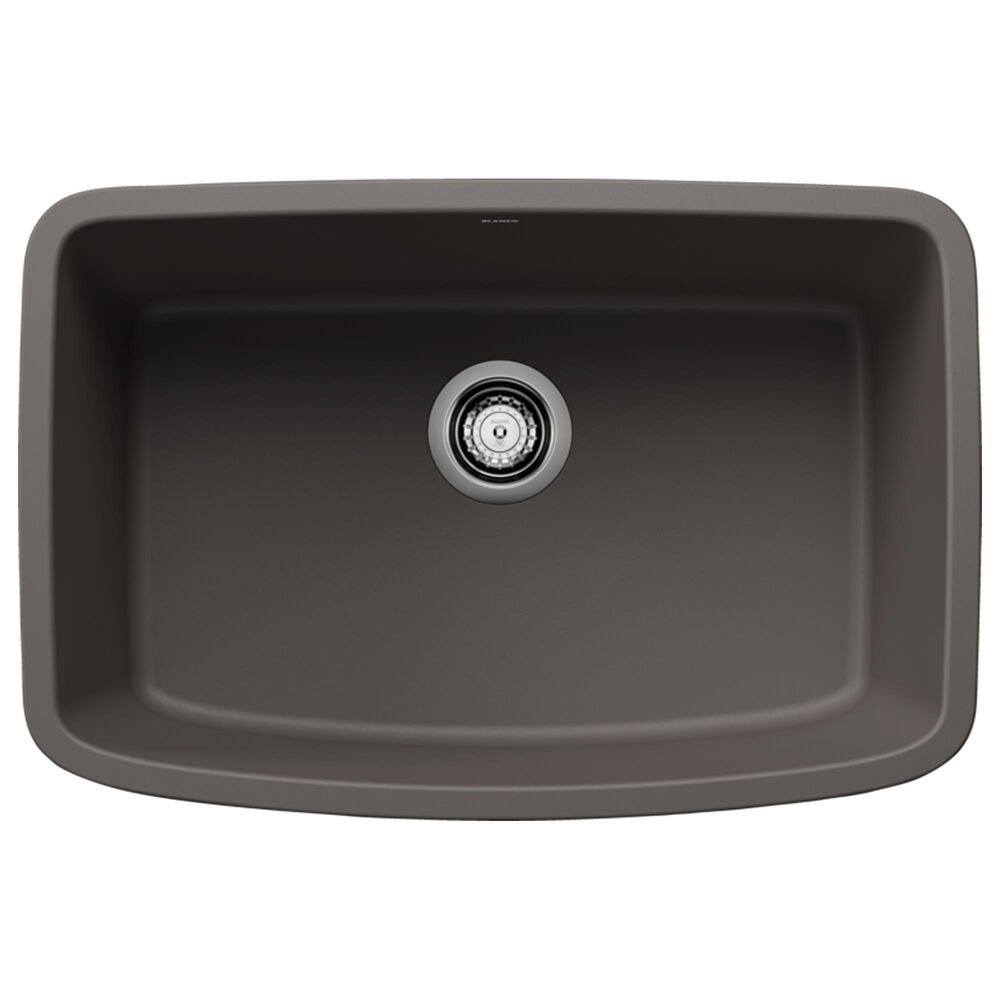 Blanco Valea 27" Single Bowl Kitchen Sink in Volcano Gray, , large