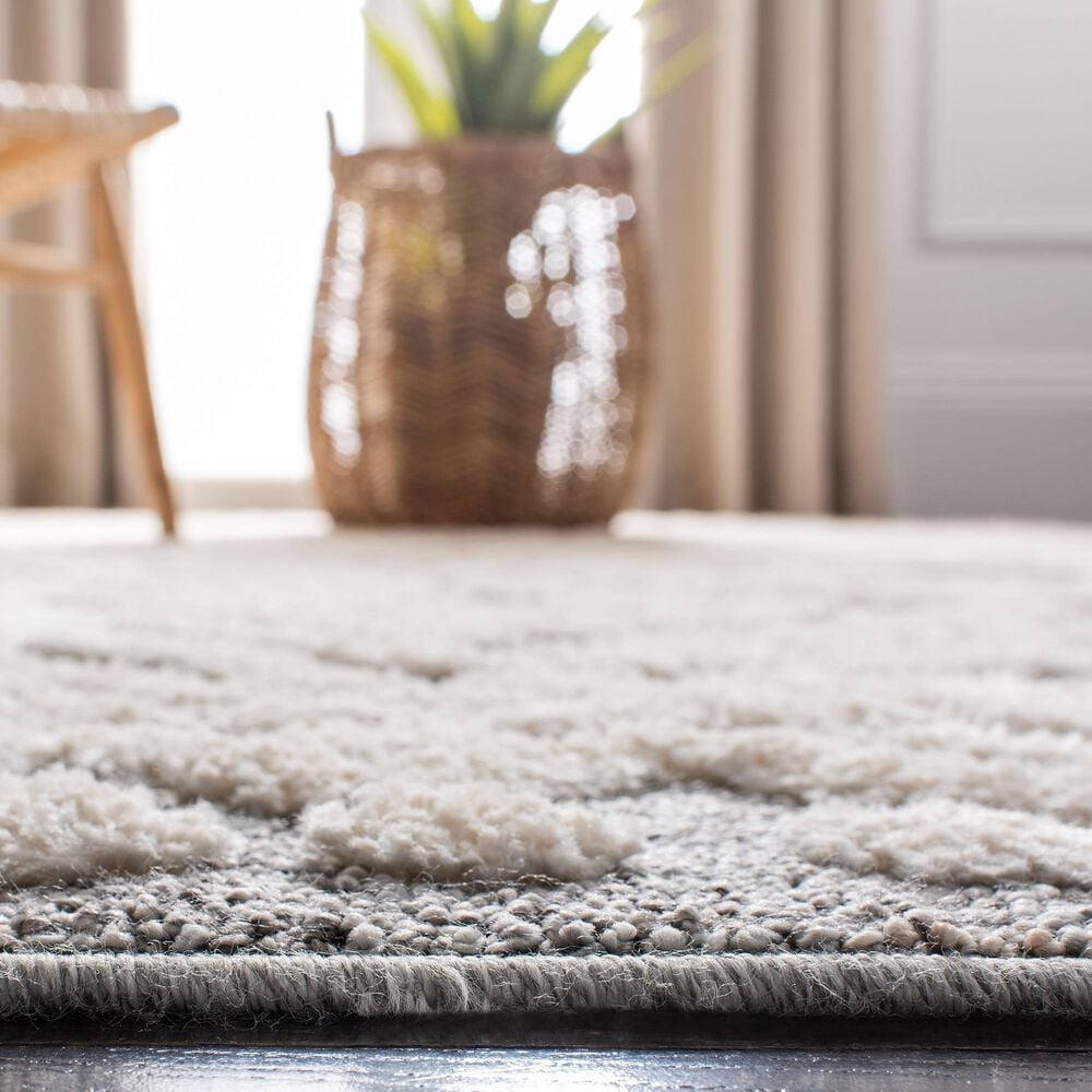 Safavieh Martha Stewart Lucia Shag 4&#39; x 6&#39; Beige and White Area Rug, , large