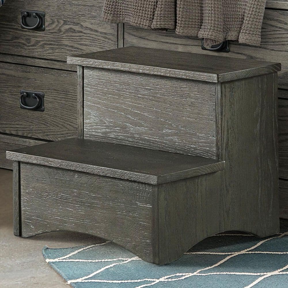 Hawthorne Furniture Oak Park Step Stool in Pewter, , large