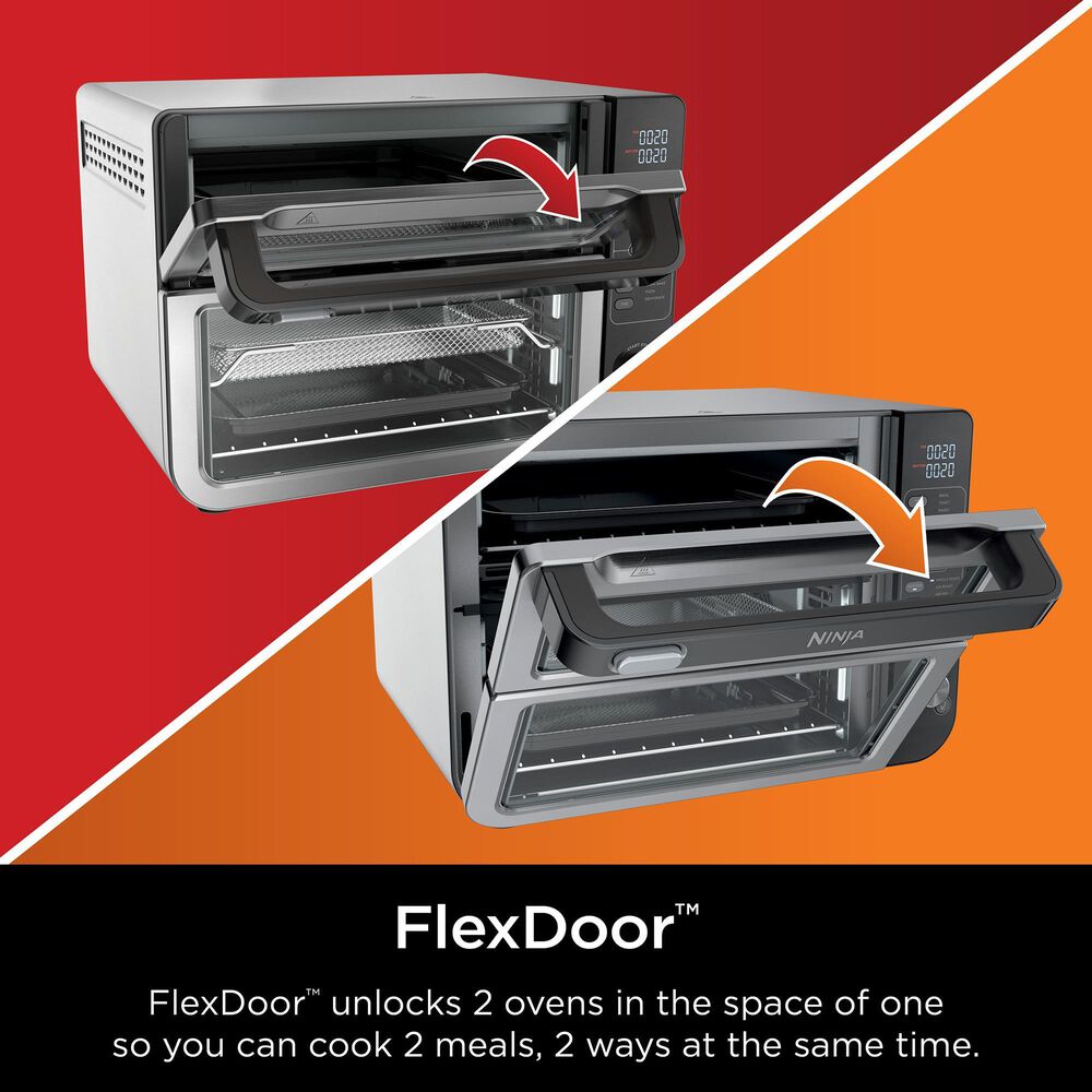 Ninja Foodi 12-In-1 Double Oven with FlexDoor in Black, , large