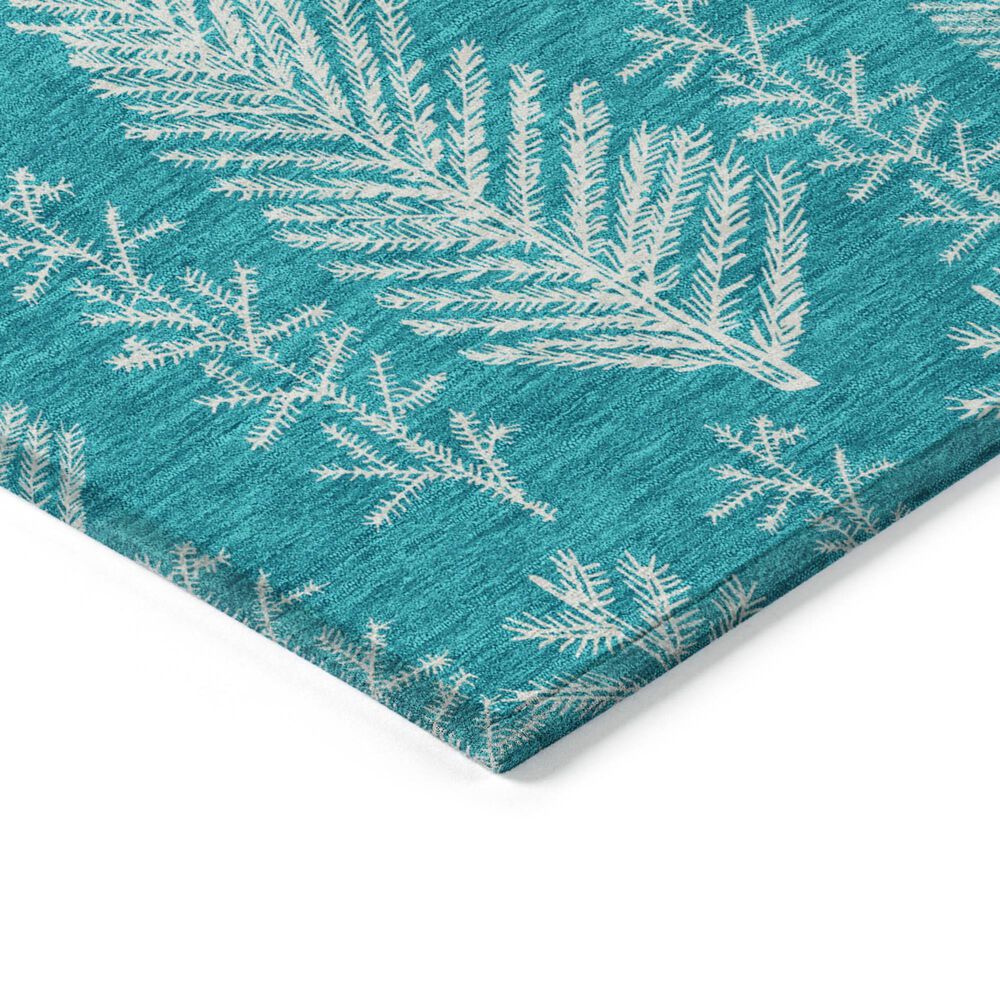 Dalyn Rug Company Wonderland WN21 1&#39;8&quot; x 2&#39;6&quot; Teal Indoor/Outdoor Area Rug, , large