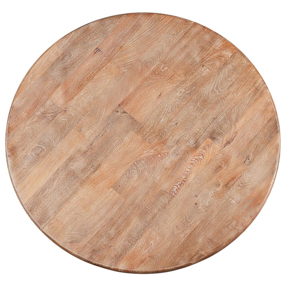 Home Trends &amp; Design San Rafael 7-Piece Round Dining Set in Antique Oak, , large
