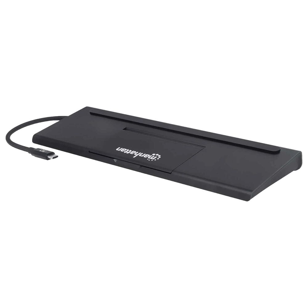 Manhattan USB-C 11-In-1 Triple Monitor Docking Station with MST, , large