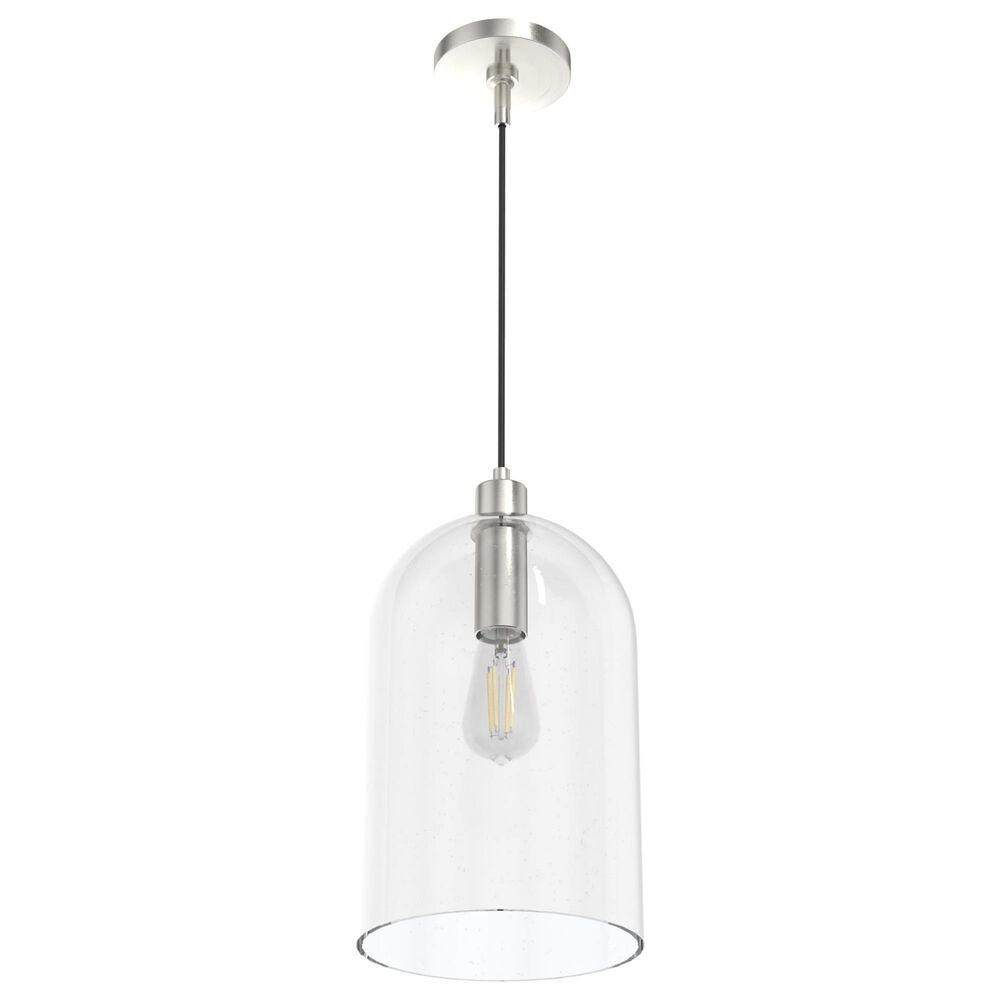 Hunter Lochmeade 1-Light Large Pendant in Brushed Nickel, , large