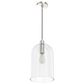 Hunter Lochmeade 1-Light Large Pendant in Brushed Nickel, , large