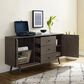 Crosley Furniture Lucas Sideboard in Gray, , large