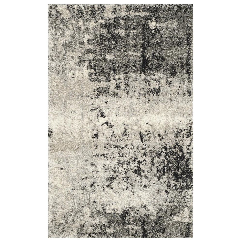 Safavieh Retro RET2139-7980 2"6" x 4" Light Grey and Grey Runner, , large