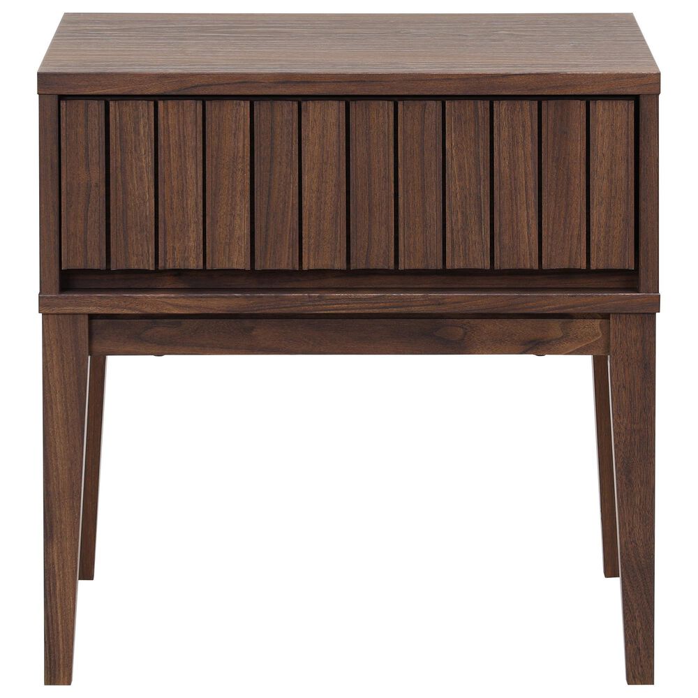 Safavieh Fidia 1-Drawer Nightstand in Dark Walnut, , large