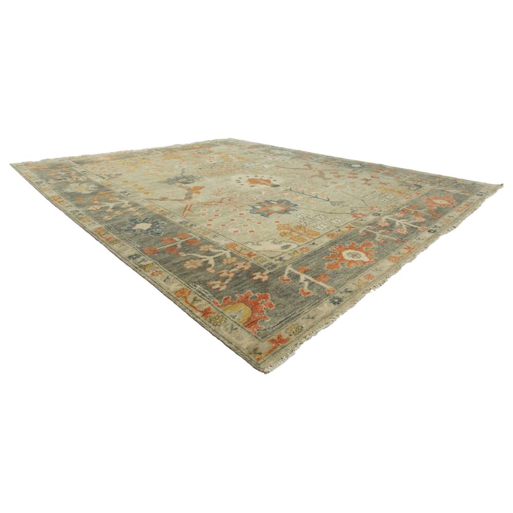 Harounian Rugs Madison 6&#39; x 9&#39; Moss and Grey Area Rug, , large