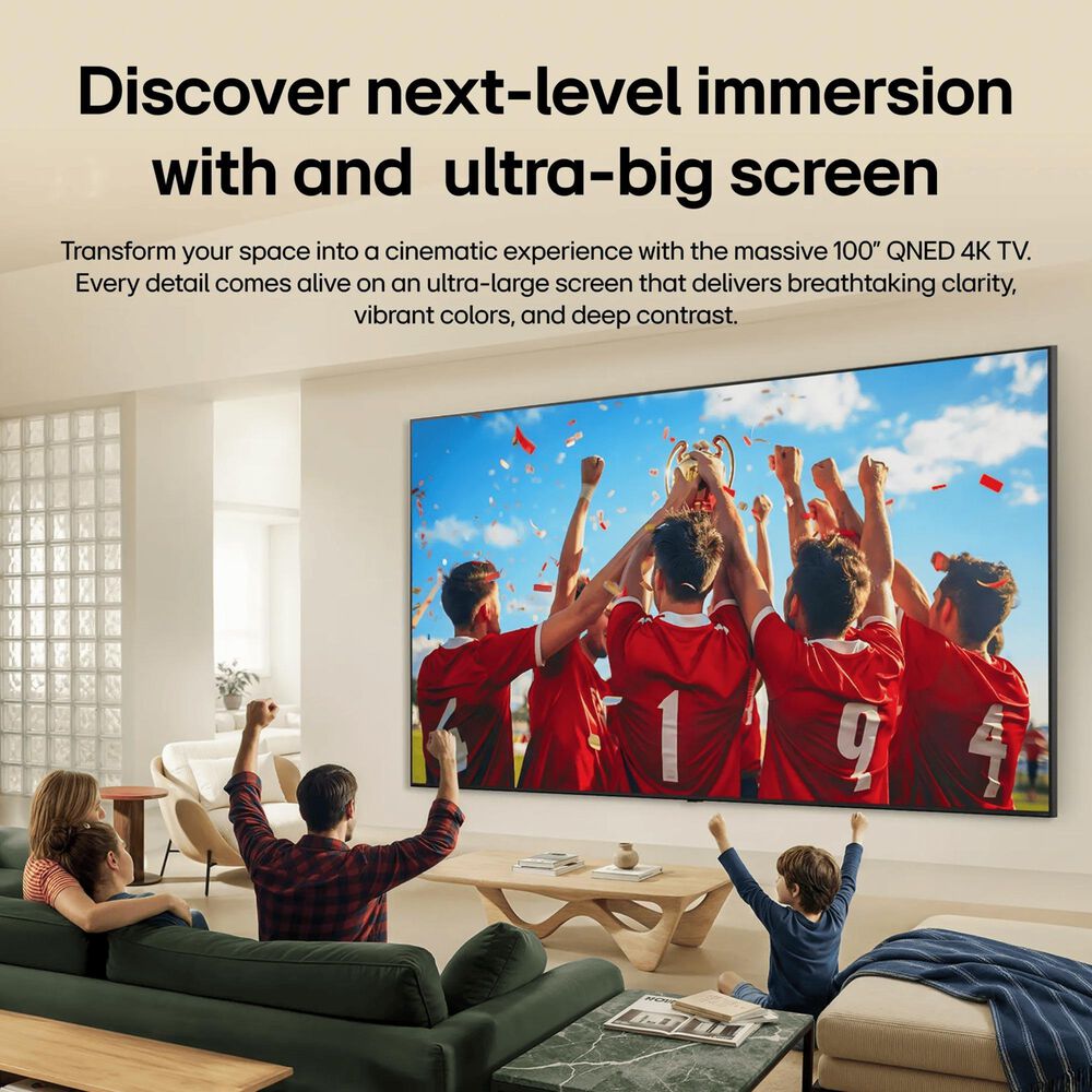 LG 100" Class 84B Series QNED evo AI Mini LED 4K in Black - Smart TV, , large
