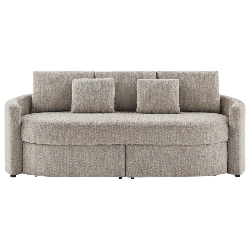 Lifestyle Solutions Beckett Stationary Storage Sofa in Taupe, , large