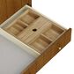 James Martin Hudson 30" Single Bathroom Vanity in Honey Oak with 3 cm Ethereal Noctis Silestone Top and Rectangular Sink, , large