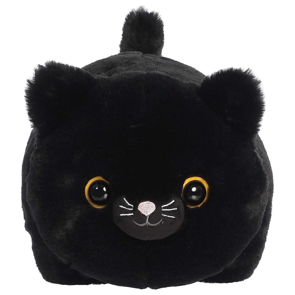 Aurora 10&quot; Bella Black Cat Stuffed Animal in Black, , large