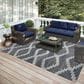 Dalyn Rug Company Sedona Bohemian 8" x 10" Midnight Indoor/Outdoor Area Performance Rug, , large