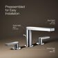 Kohler Composed Widespread Bathroom Sink Faucet in Polished Chrome, , large