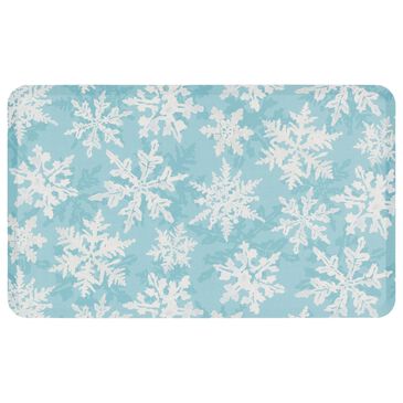 Mohawk Dri Pro Comfort 1"6" x 2"6" Holiday Flakes Teal Mat, , large