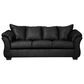 Ashley Darcy Stationary Sofa in Black, , large