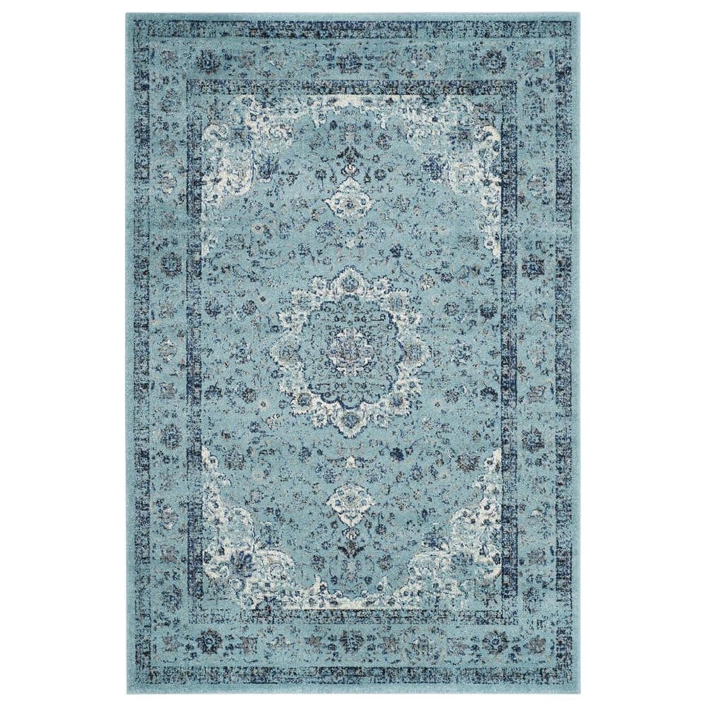 Safavieh Evoke EVK220E 2"2" x 4" Light Blue Scatter Rug, , large