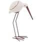 Maple and Jade 3-Piece Bird Decorative Sculpture Set in White and Red-Orange, , large