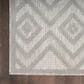 Nourison Versatile 6" x 9" Silver Grey Indoor/Outdoor Area Rug, , large