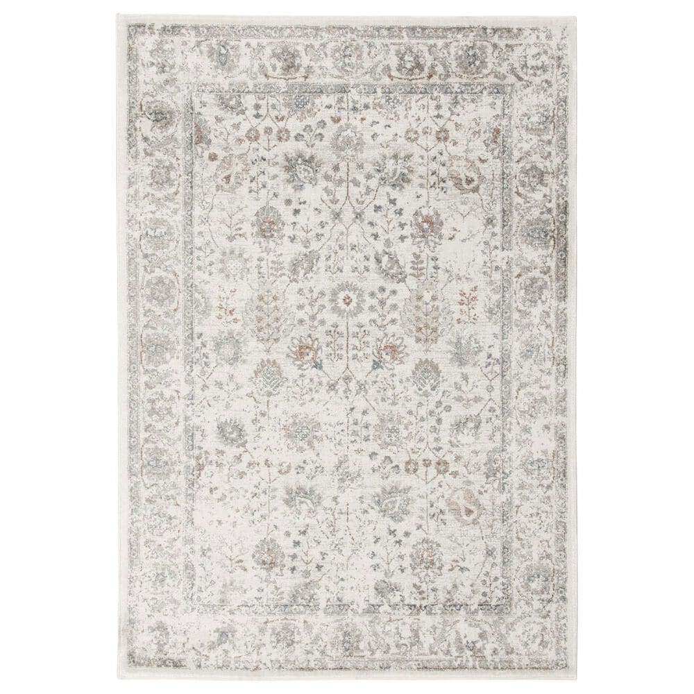 Central Oriental Landscape Monty 5" x 7"6" Shell and Sandstone Area Rug, , large