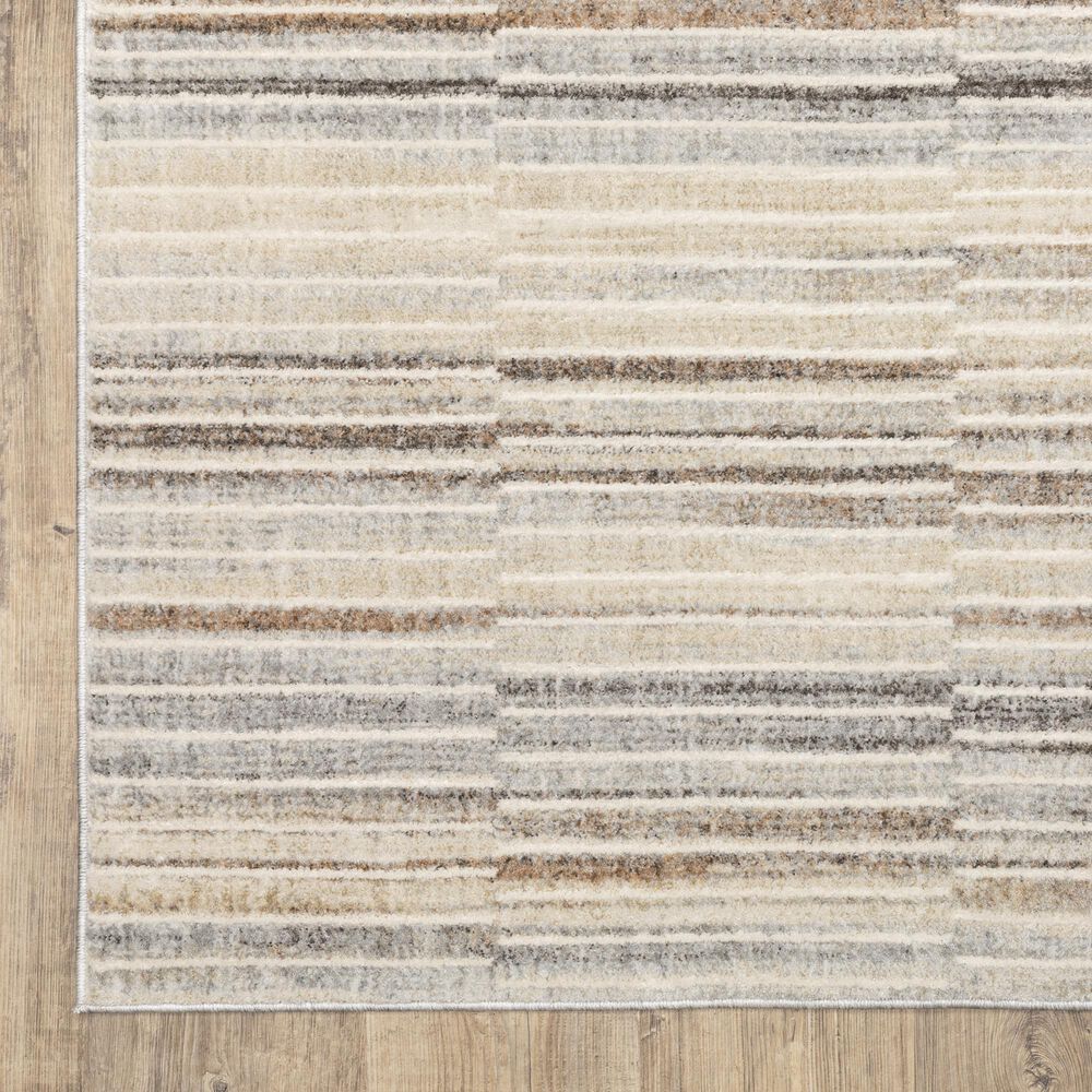 Oriental Weavers Oliver Blue and Rust 2'3" x 7'6" Runner, , large