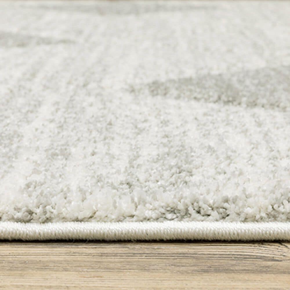 Oriental Weavers Cambria Lattice 1&#39;10&quot; x 7&#39;6&quot; Grey Runner, , large