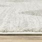 Oriental Weavers Cambria Lattice 1"10" x 7"6" Grey Runner, , large
