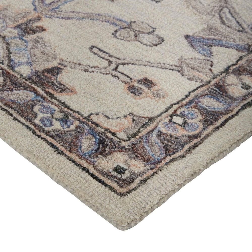Feizy Fallon 5&#39; x 8&#39; Ivory and Gray Area Rug, , large