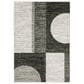 Oriental Weavers Strada 3"3" x 5"2" Charcoal Area Rug, , large