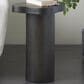 Maple and Jade Pedestal Accent End Table in Black, , large