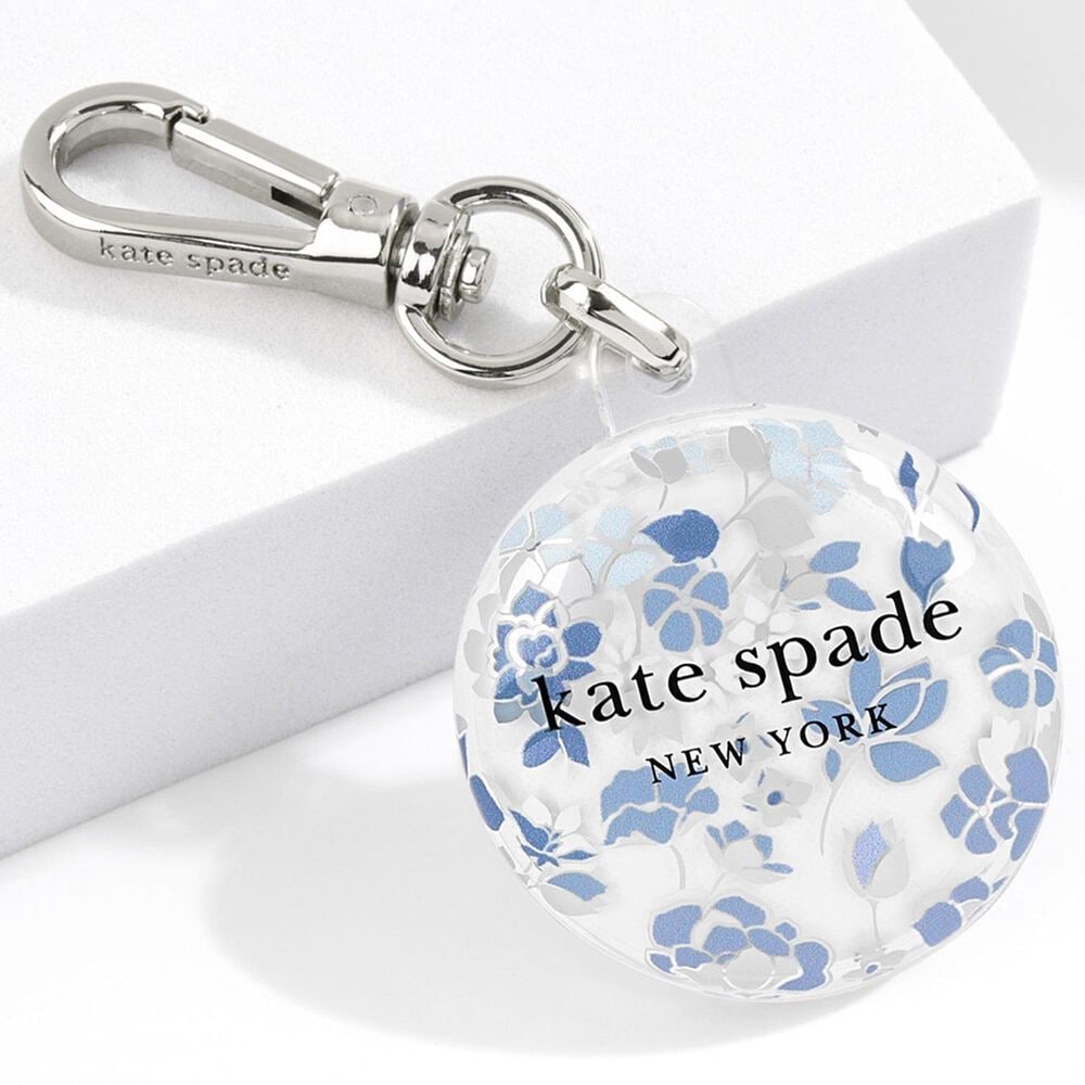 Kate Spade Keychain Holder for Apple AirTag in Flowerbed Blue, , large