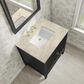 James Martin Myrrin 30" Single Bathroom Vanity in Carbon Oak with 3 cm Tajnar Eclos Top and Rectangular Sink, , large
