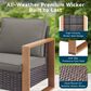 Sunwell Garden 7-Piece Patio Conversation Set in Gray, , large