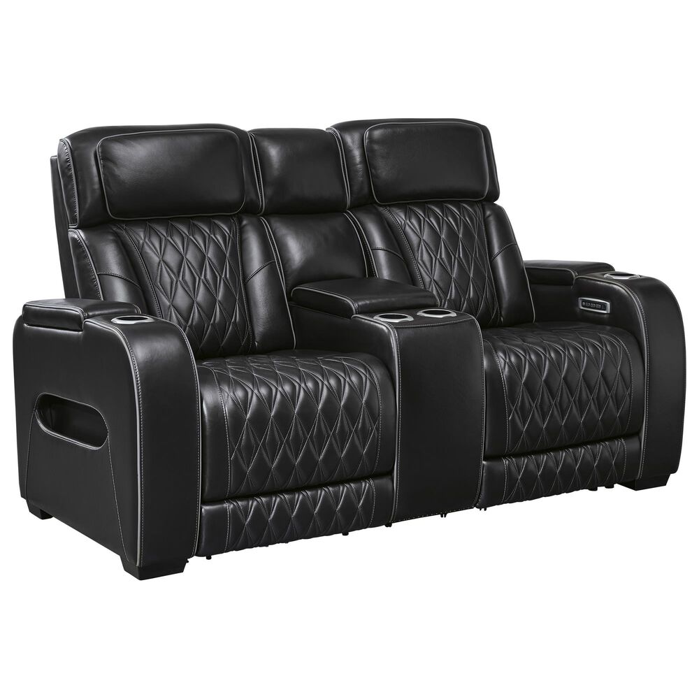 Ashley Boyington 2-Piece Power Reclining Living Room Set in Black, , large