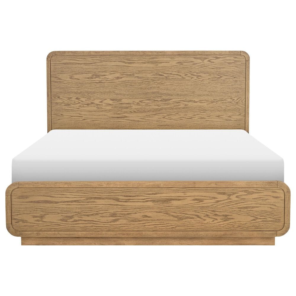 St Claire Home Margot and Theo 5 Piece Full Platform Panel Set in Desert Oak, , large