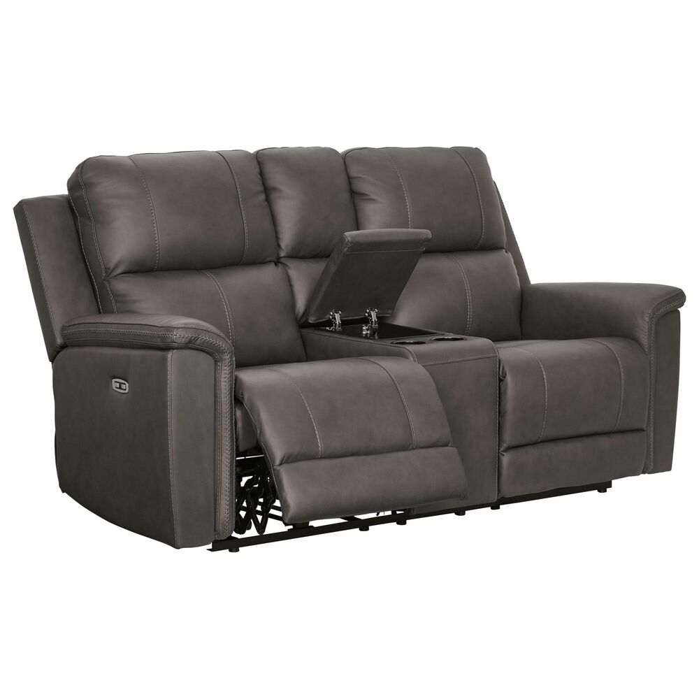Ashley Bleckley Power Reclining Loveseat in Anchor, , large