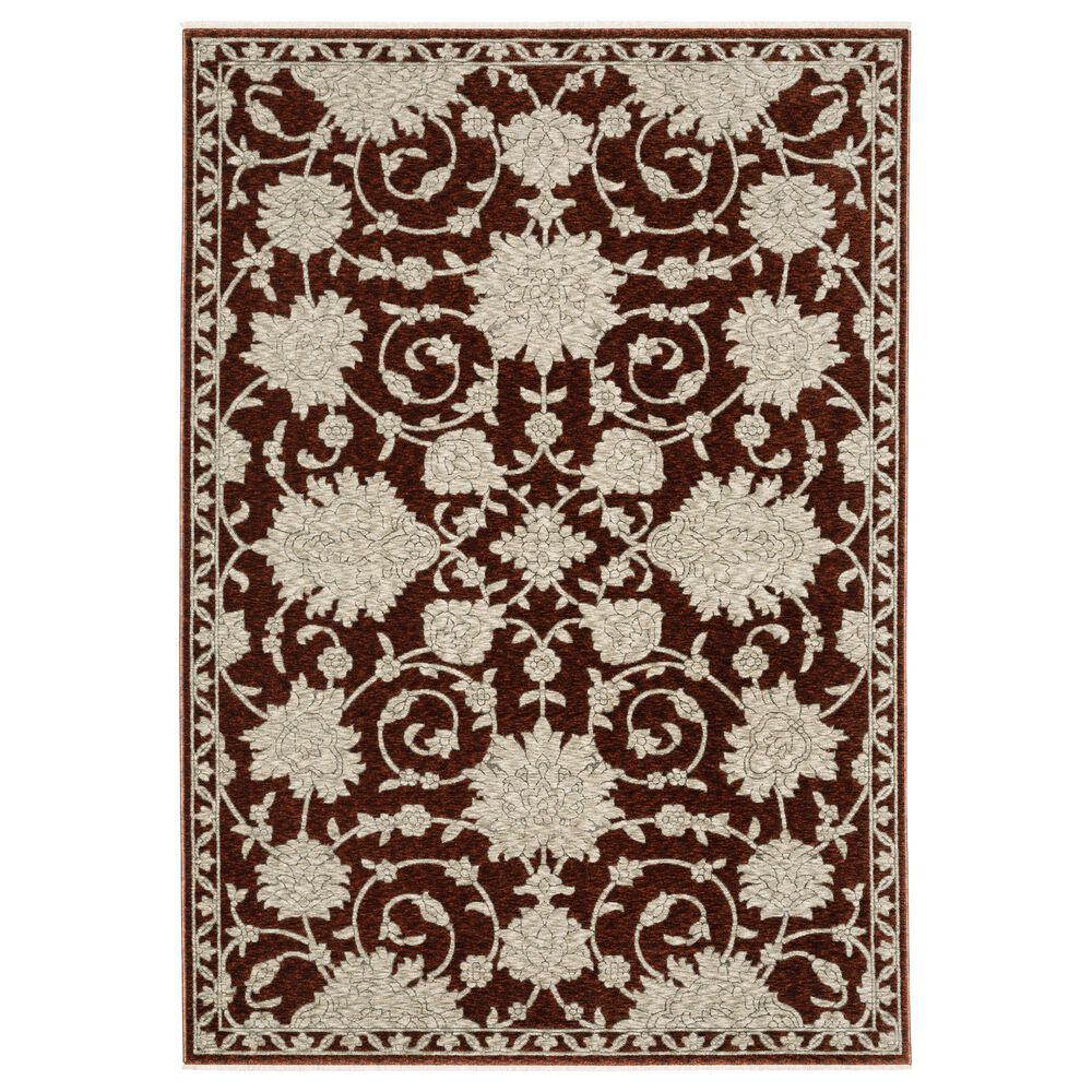 Oriental Weavers Capella Red and Beige 3&#39;3&quot; x 5&#39; Area Rug, , large