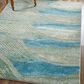 Kas Oriental Rugs Illusions Waves 3"3" x 4"11" Seafoam Area Rug, , large