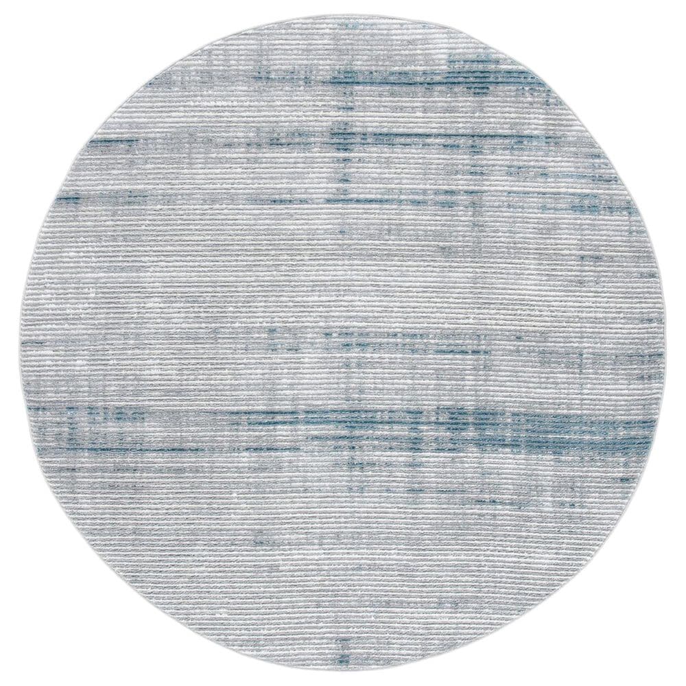 Safavieh Orchard ORC661 6"7" Round Grey and Blue Area Rug, , large