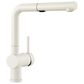 Blanco Linus 1.5 GPM Low-Arc Pull-Out Kitchen Faucet in White, , large
