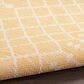 Nourison Positano Southwestern Yellow 5" x 7" Indoor/Outdoor Area Rug, , large
