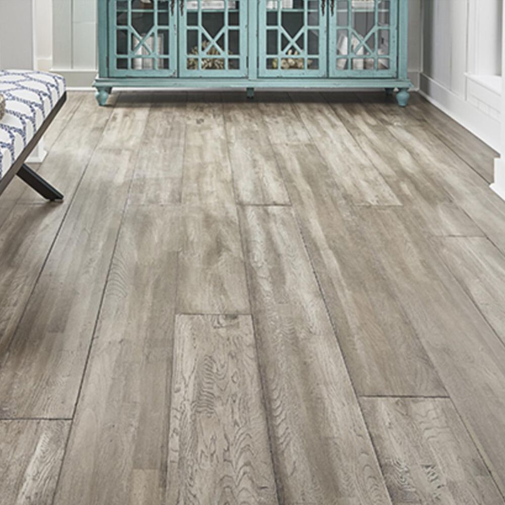 Healthier Choice Boulder Mountain Weathered Slate Hand Scraped Hardwood, , large