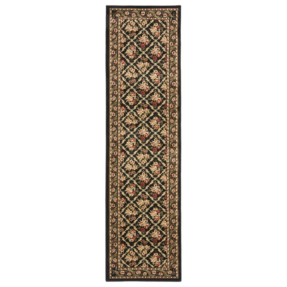 Safavieh Lyndhurst 2"3" x 12" Black Runner, , large