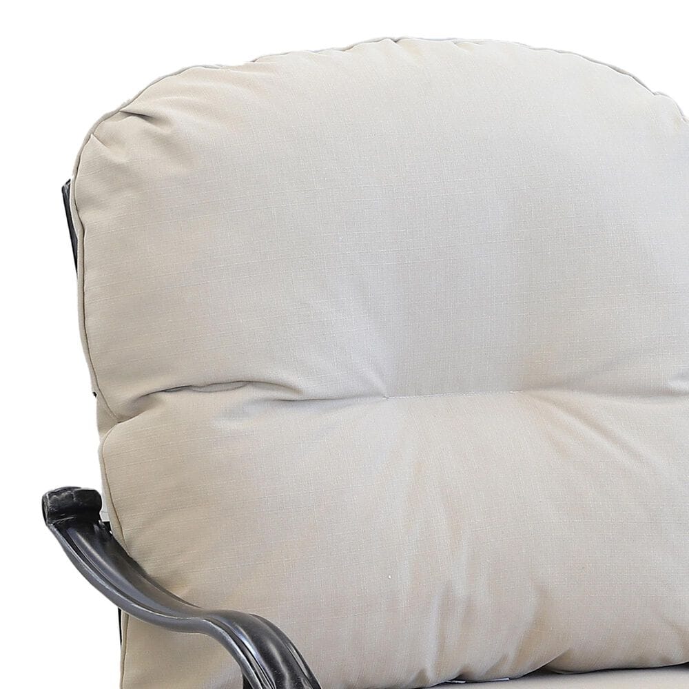 GatherCraft Geneva Patio Loveseat in Linen Beige, , large