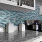 Shaw Molten Stretch Hexagon Hydra 11.77" x 11.81" Glass Mosaic Sheet, , large