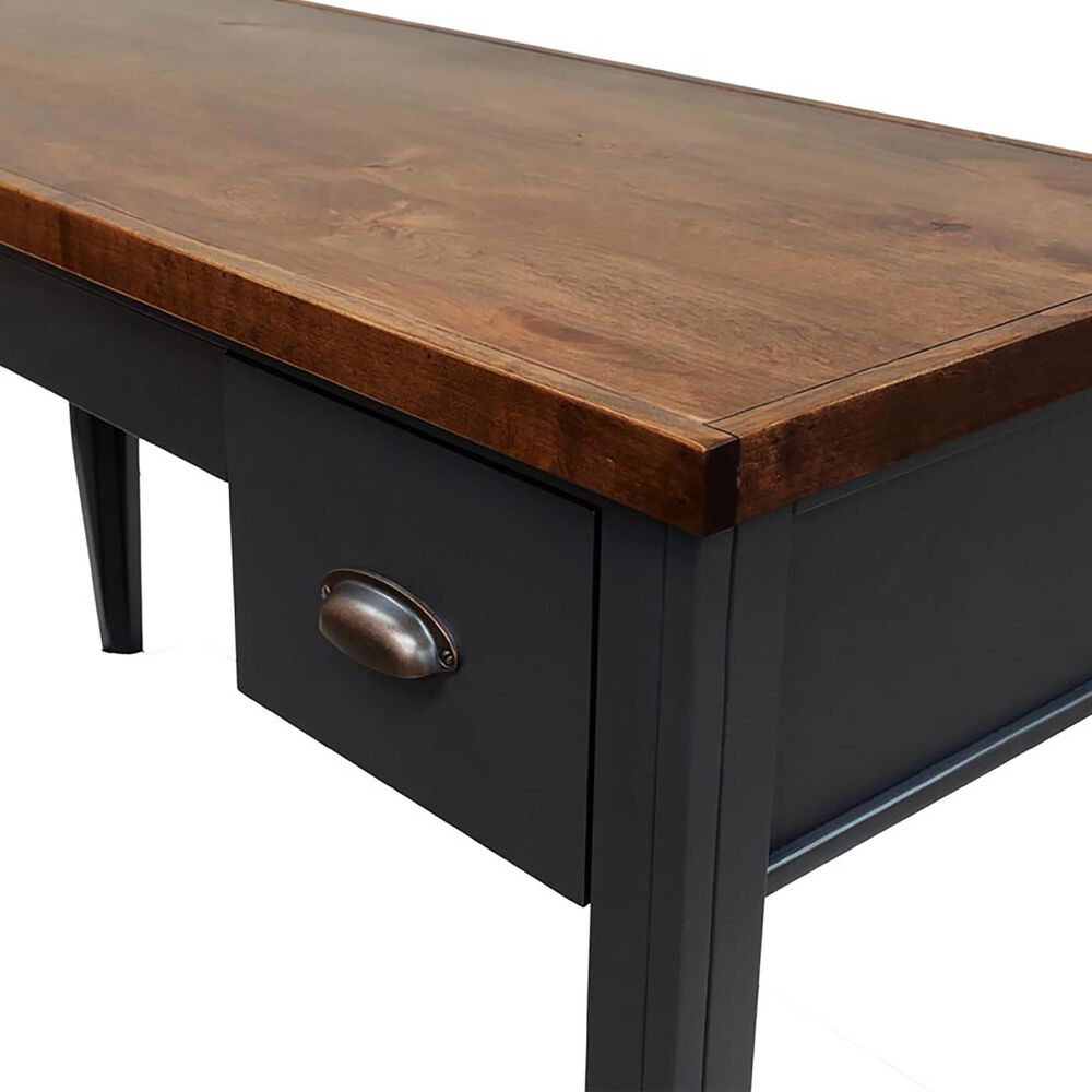 Legends Furniture Essex Writing Desk in Black and Whiskey, , large
