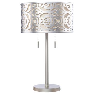 Southern Enterprises Vedrix Table Lamp in Silver, , large